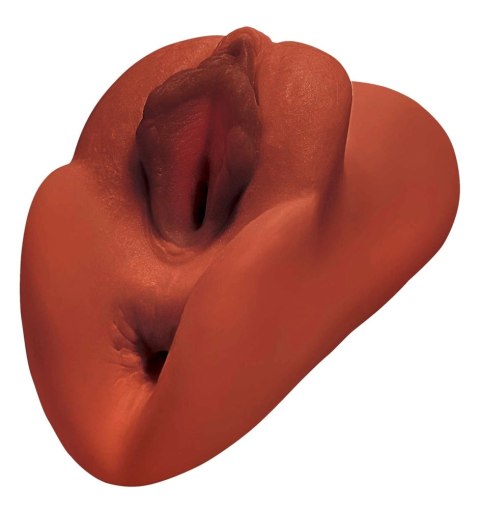 PDX Plus Model Dual Channel Ciemny Brąz - System Intymny z Fanta Flesh