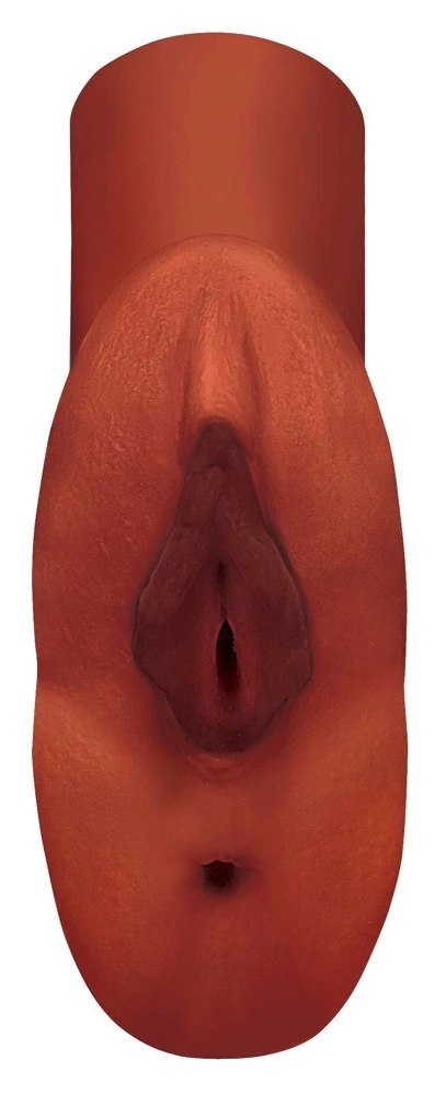 PDX Plus Model Dual Channel Ciemny Brąz - System Intymny z Fanta Flesh