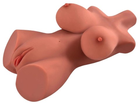 PDX Plus Tors Karmelowy - Model Intymny Dwukanałowy 44,5 cm