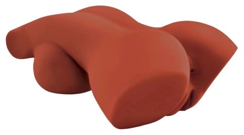 Pipedream PDX Plus Tors Ciało Intymne 2 Kanały Ciemny Brąz 44,5 cm