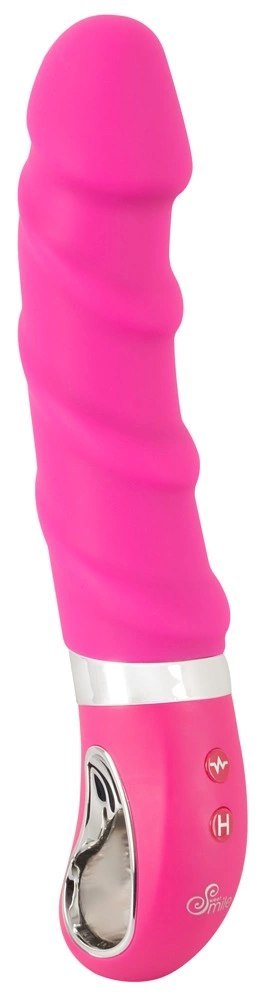 Sweet Smile Wibrator Warming Soft rożowy z funkcją grzania 22,8 cm