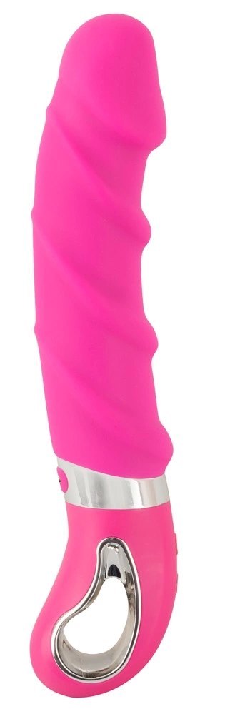 Sweet Smile Wibrator Warming Soft rożowy z funkcją grzania 22,8 cm