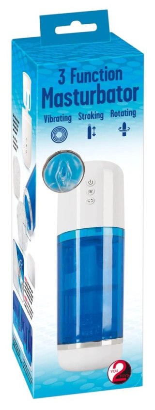 You2Toys 3-funkcyjna maszyna intymna z rotacją i wibracją, ładowalna