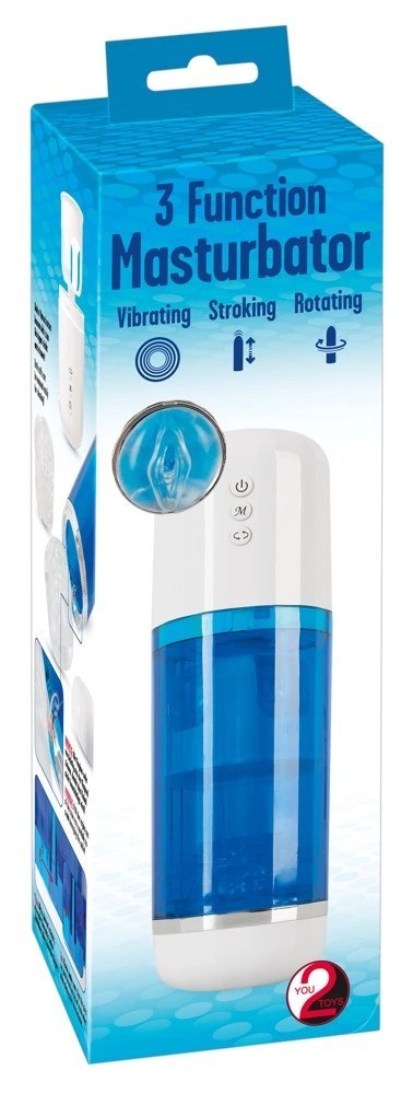 You2Toys 3-funkcyjna maszyna intymna z rotacją i wibracją, ładowalna