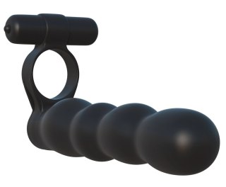 Fantasy C-Ringz Pierścień silikonowy z wibrującym systemem i elementem analnym