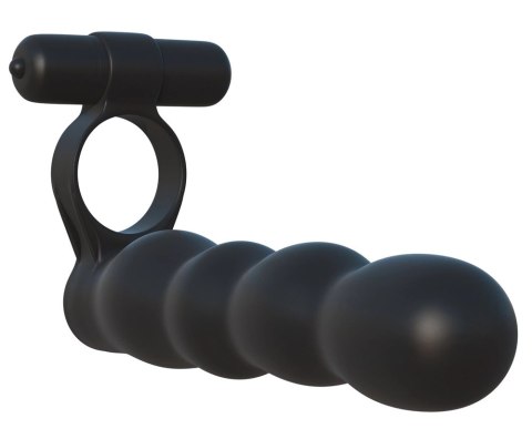 Fantasy C-Ringz Pierścień silikonowy z wibrującym systemem i elementem analnym