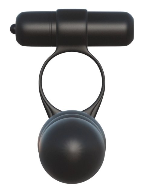 Fantasy C-Ringz Pierścień silikonowy z wibrującym systemem i elementem analnym