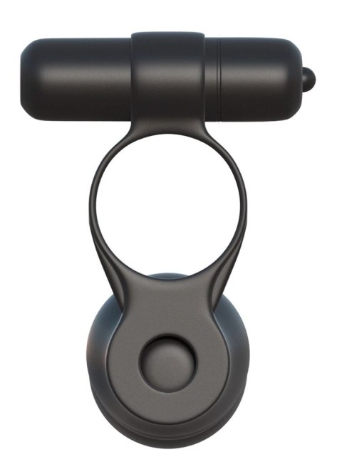 Fantasy C-Ringz Pierścień silikonowy z wibrującym systemem i elementem analnym