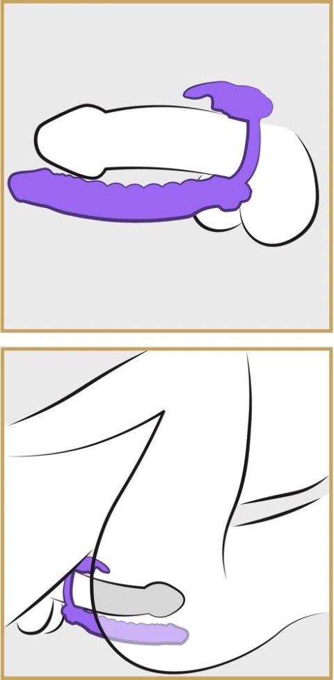 Fantasy C-Ringz by Pipedream - Elastyczny pierścień z nasadką kroliczek, silikon, 19,5 cm