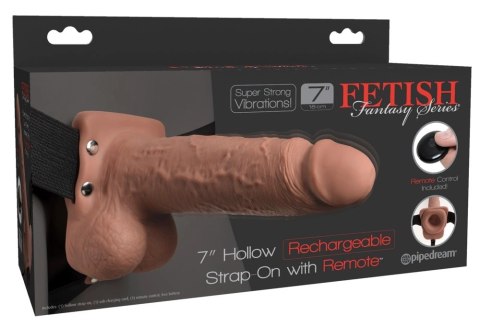 Fetish Fantasy Series Model Strap-On z Wibracją 21cm Regulowany