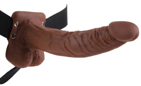 Fetish Fantasy Series Strap-On System ciemny, zakrzywiony, 24 cm