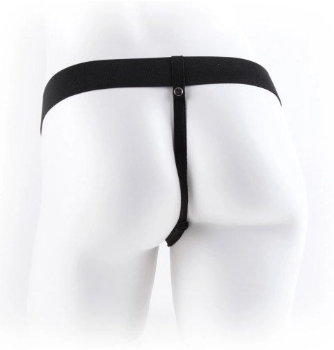 Fetish Fantasy Series Strap-On System ciemny, zakrzywiony, 24 cm