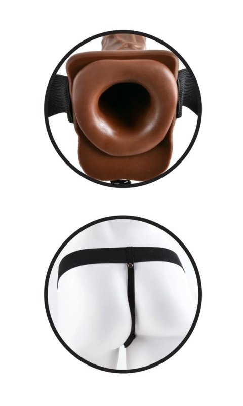 Fetish Fantasy Series Uprząż z pustym rdzeniem, ciemny, 18,9 cm