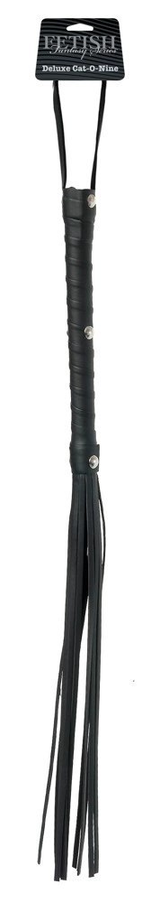 Fetish SoftLine Czarny Bicz z Paskiem na Rękę 65 cm