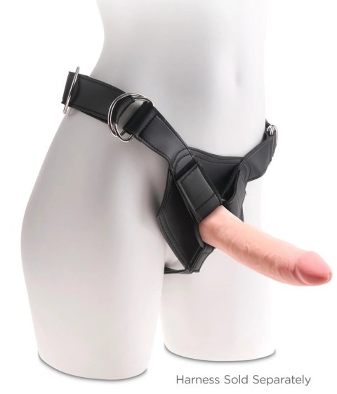 King Cock Plus 20 cm Jasny - Model anatomiczny z przyssawką, TPE