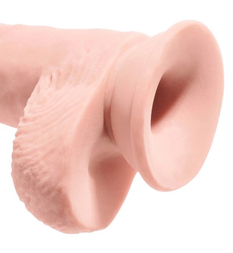 King Cock Plus Model 25 cm Jasny - anatomiczny kształt z przyssawką