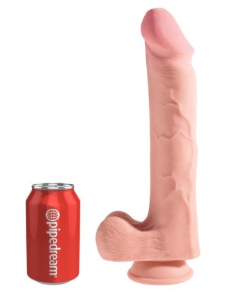 King Cock Plus Model 30 cm Jasny - Anatomiczna Forma z Przyssawką