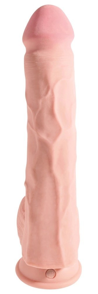 King Cock Plus Model 30 cm Jasny - Anatomiczna Forma z Przyssawką