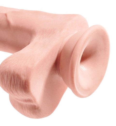 King Cock Plus Model 30 cm Jasny - Anatomiczna Forma z Przyssawką