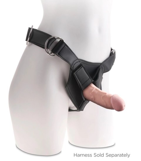 King Cock Plus Model 6" Triple Density Jasny TPE Przyssawka 15 cm
