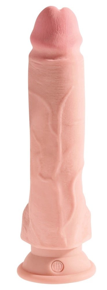 King Cock Plus model anatomiczny z przyssawką 23 cm jasny beż