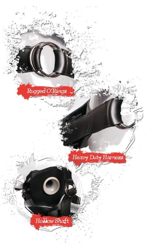 Pipedream Fetish Fantasy Extreme Uprząż z pustym wkładem 31 cm naturalny