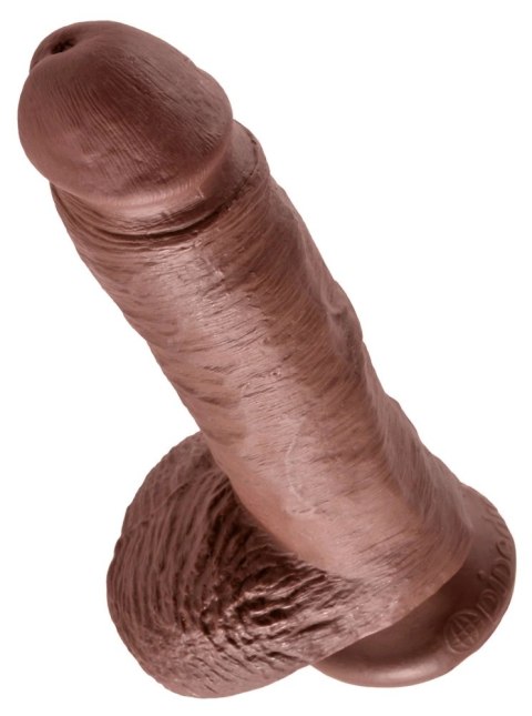 Pipedream King Cock Model 20 cm ciemny - anatomiczny kształt z przyssawką