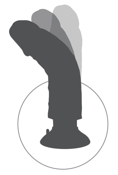 Pipedream King Cock Wibrator z Przyssawką 18 cm Jasny Skory PVC