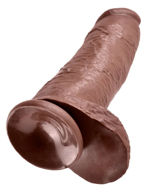 Pipedream King Cock model 30 cm brązowy - anatomiczna forma z przyssawką