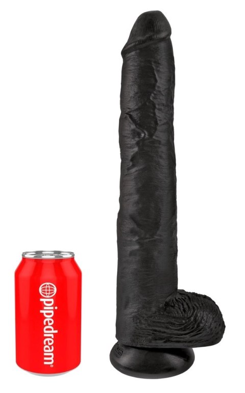 Pipedream King Cock model 36 cm czarny z przyssawką, PVC