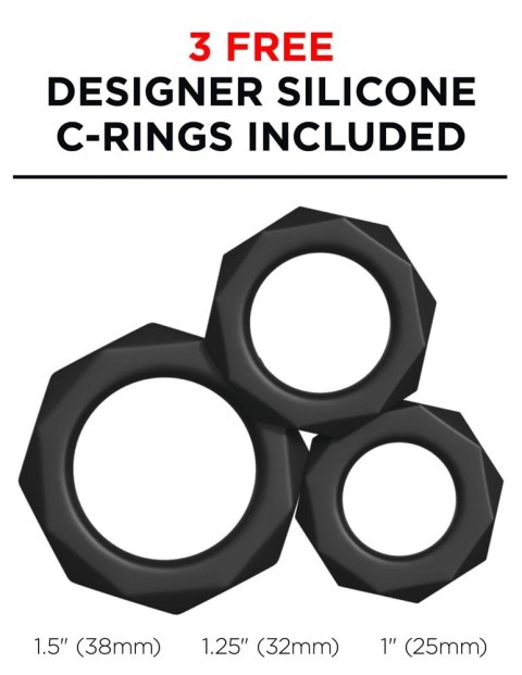 Pipedream PDX Elite Automatic - System intymny 5 prędkości, funkcja masażu