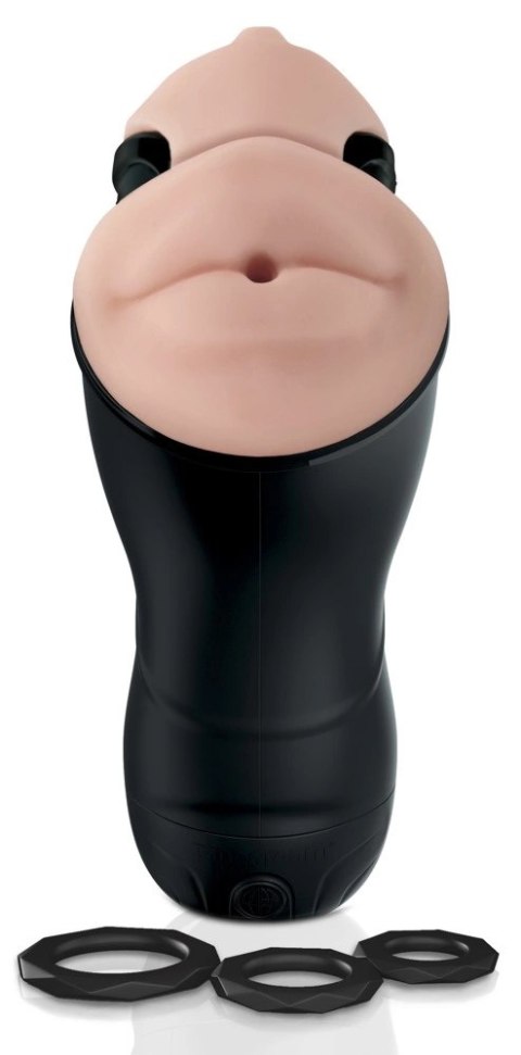 Pipedream PDX Elite model dwukanałowy, kompaktowy system wibracyjny 22,5cm