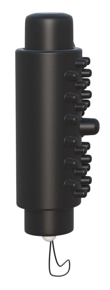 Fantasy C-Ringz Czarny Pierścień Silikonowy z Wibrobulletem i Pilotem