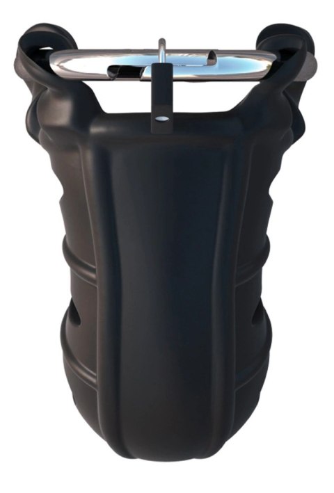 Fantasy C-Ringz Model z Metalowym Zamkiem - Silikonowa klatka 9,5 cm