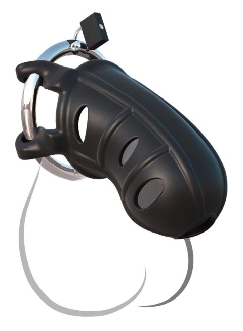 Fantasy C-Ringz Model z Metalowym Zamkiem - Silikonowa klatka 9,5 cm