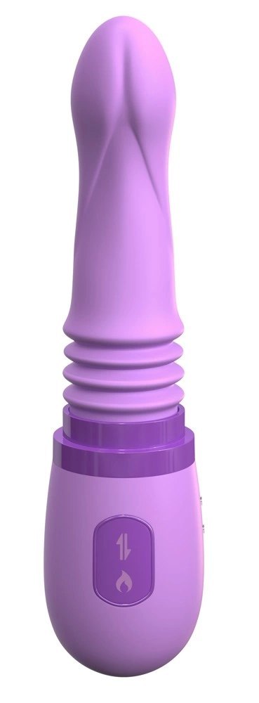 Fantasy For Her Her Ultimate Pleasure - Wibrator z funkcją ogrzewania, wibracji i rotacji, 21,3 cm, fioletowy