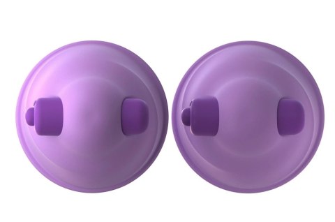 Fantasy For Her Zaciski Wibracyjne Ssące na Sutki Fioletowe 5,8cm