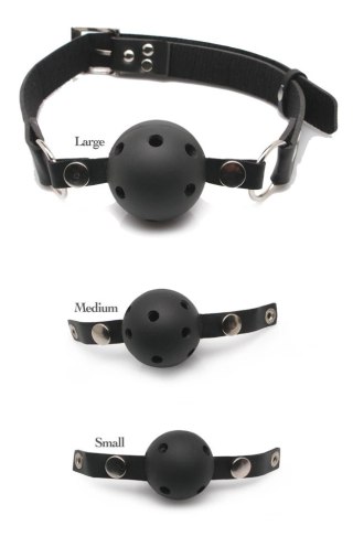 Fetish Fantasy Ball Gag System wymienne kule 3 rozmiary regulacja