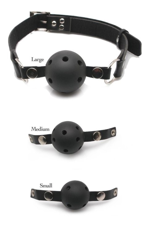 Fetish Fantasy Ball Gag System wymienne kule 3 rozmiary regulacja