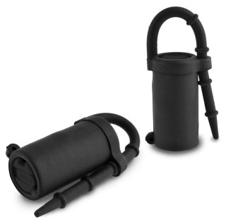 Fetish Fantasy Series Wibrujące zaciski silikonowe czarne 6 cm