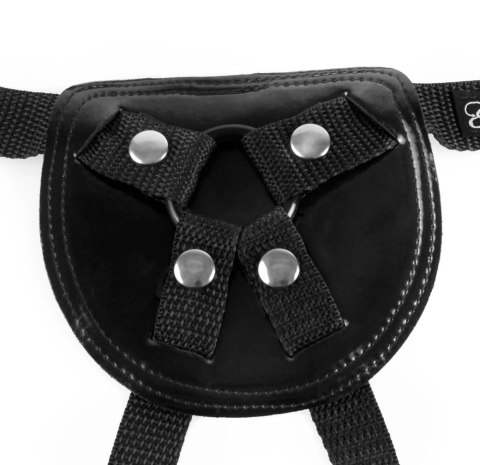 Fetish Fantasy Series uprząż regulowana 3 pierścienie lakierowana