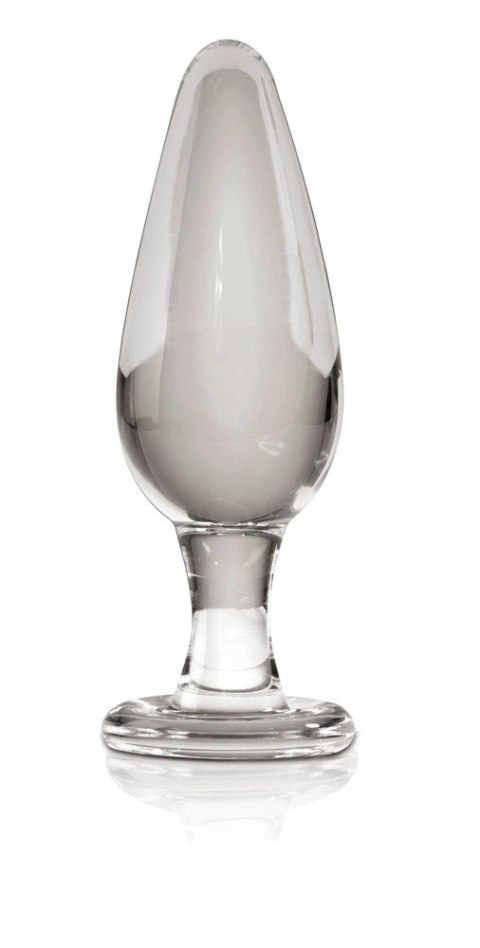 Icicles Model 26 Szklany korek do masażu ręcznie wykonany 11 cm