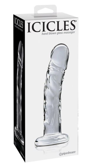 Icicles Szkło Borokrzemowe Model Zakrzywiony 18cm Anatomiczny