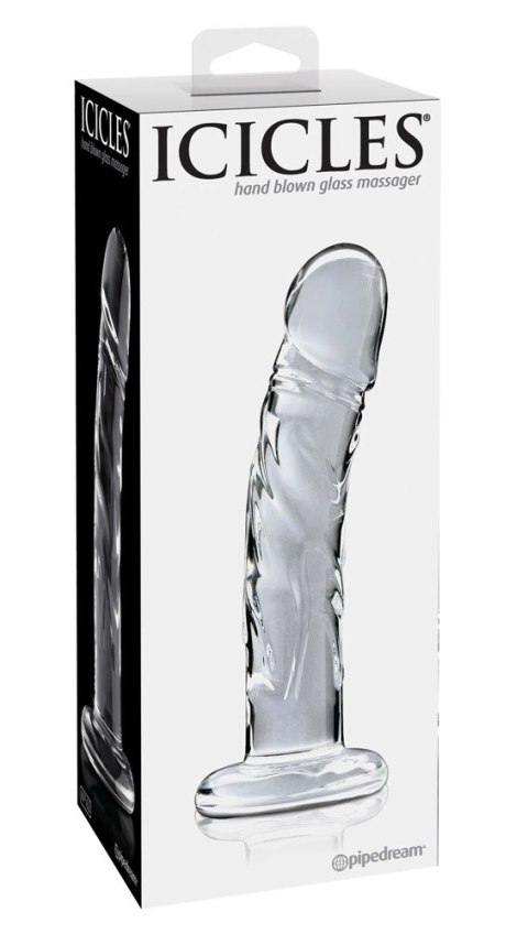 Icicles Szkło Borokrzemowe Model Zakrzywiony 18cm Anatomiczny