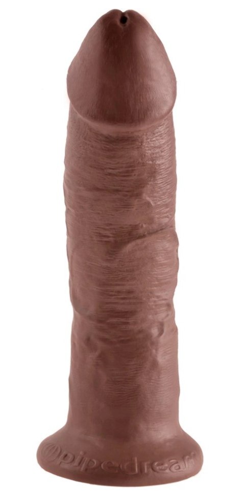 King Cock Anatomiczny Model Zakrzywiony z Przyssawką 24cm Brązowy