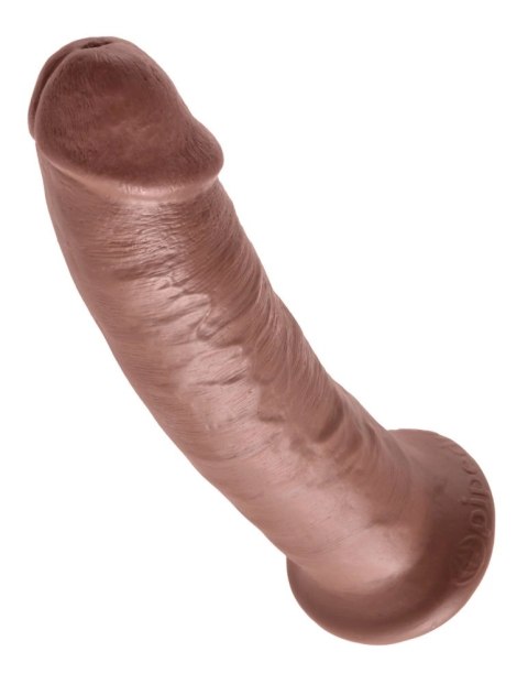 King Cock Anatomiczny Model Zakrzywiony z Przyssawką 24cm Brązowy