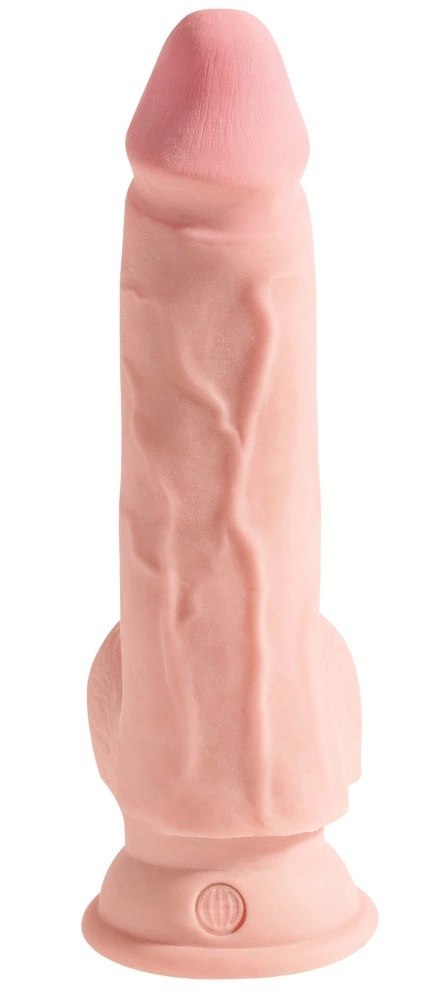 King Cock Plus model anatomiczny z przyssawką 19 cm jasny beż
