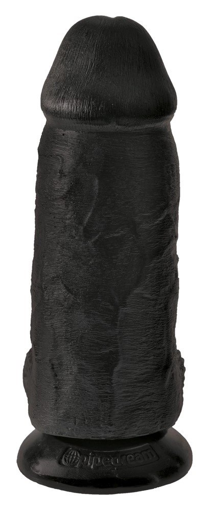 King Cock model 23 cm czarny z przyssawką - anatomiczna forma PVC