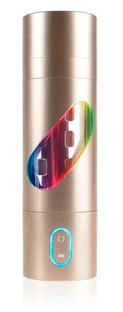 PET Wibrująca Maszyna Intymna Silver 9 Trybow Obrotu 24,1 cm