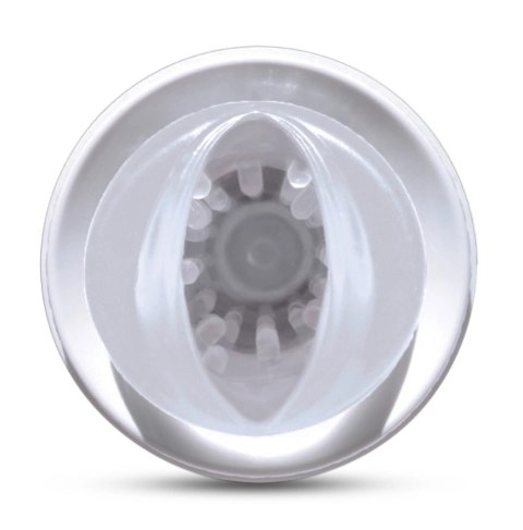 PET Wibrująca maszyna intymna 9 trybow rotacji biała 24,1 cm